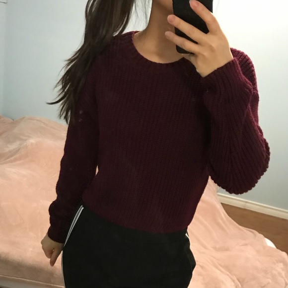 Forever 21 Sweaters - 2/$20 FOREVER 21 Wine Red Sweater